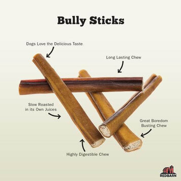 RedBarn 12" Bully Stick Odor Free
