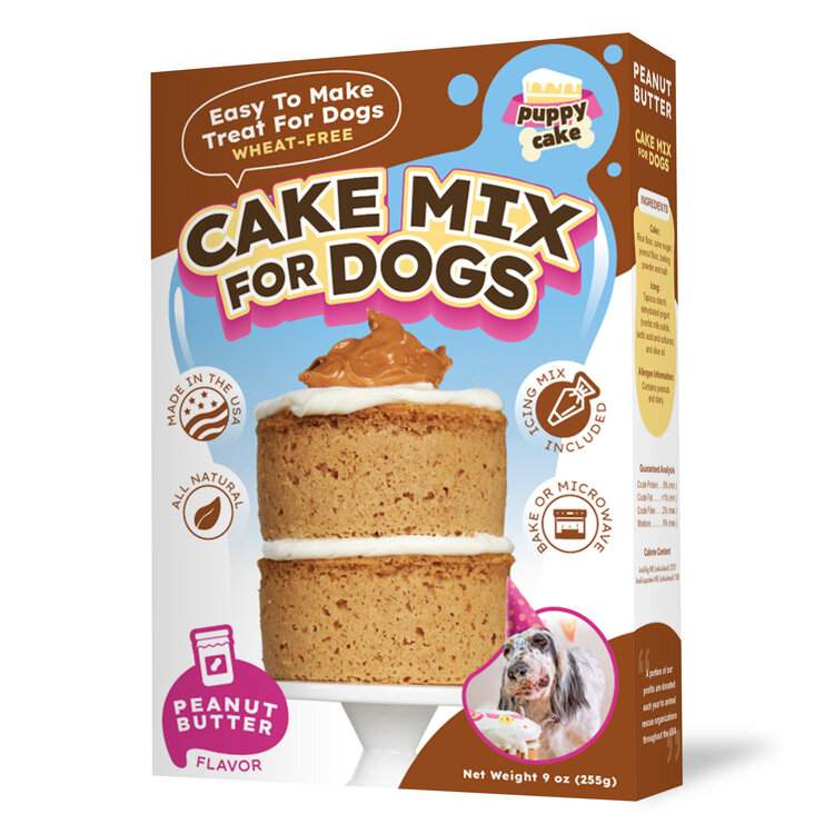 Puppy Cake Peanut Butter Cake Mix