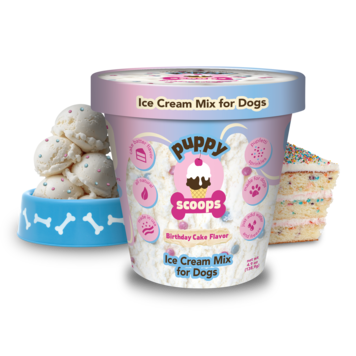 Puppy Scoops Ice Cream Mix Birthday Cake