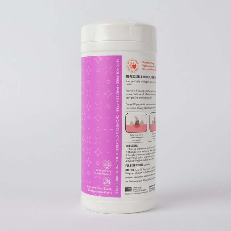 Skouts Dog Dental Wipes 50ct