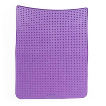 Messy Cats Litter Mat Purple