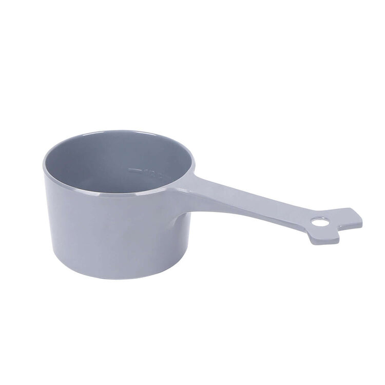 Messy Mutts Food Scoop 1 Cup Gray