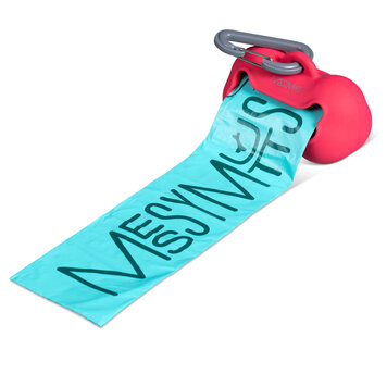 Messy Mutts Poop Bag Holder Red