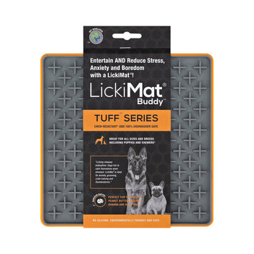 LickiMat Buddy Tuff Orange