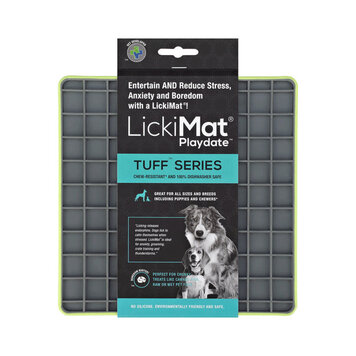 LickiMat Playdate Tuff Green