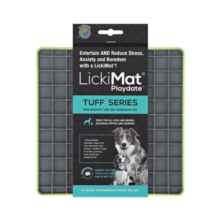 LickiMat Playdate Tuff Green