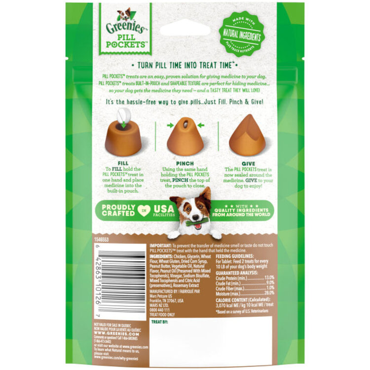 Pill Pocket Dog Tab PB 3.2oz