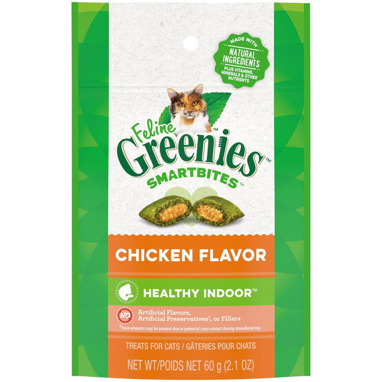 Feline Greenies Smart Bites HI Chkn 2.1oz
