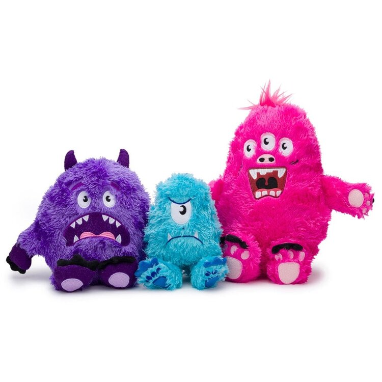 Fabdog Fluffy Purple Monster M
