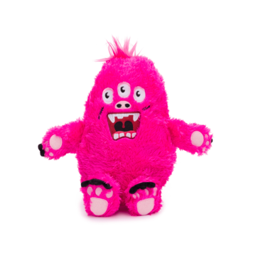 Fabdog Fluffy Pink Monster L