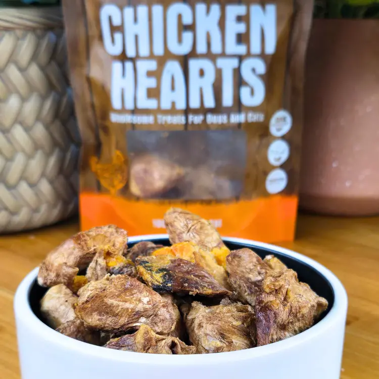 Shepherd Boys Farms SBF FD Chicken Hearts 3oz