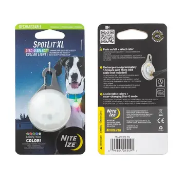 NiteIze SpotLit XL LED Collar Light Disc-O Select