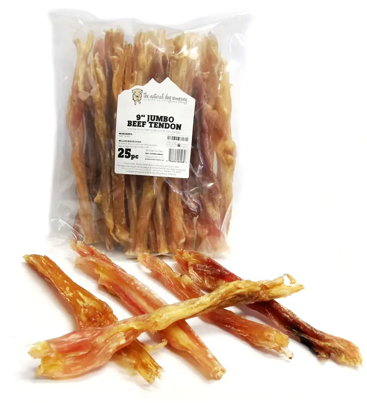 Jumbo Beef Tendon 9" w/ BC