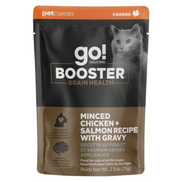 Go! Go! Booster Brain Chicken Salmon Gravy 2.5oz