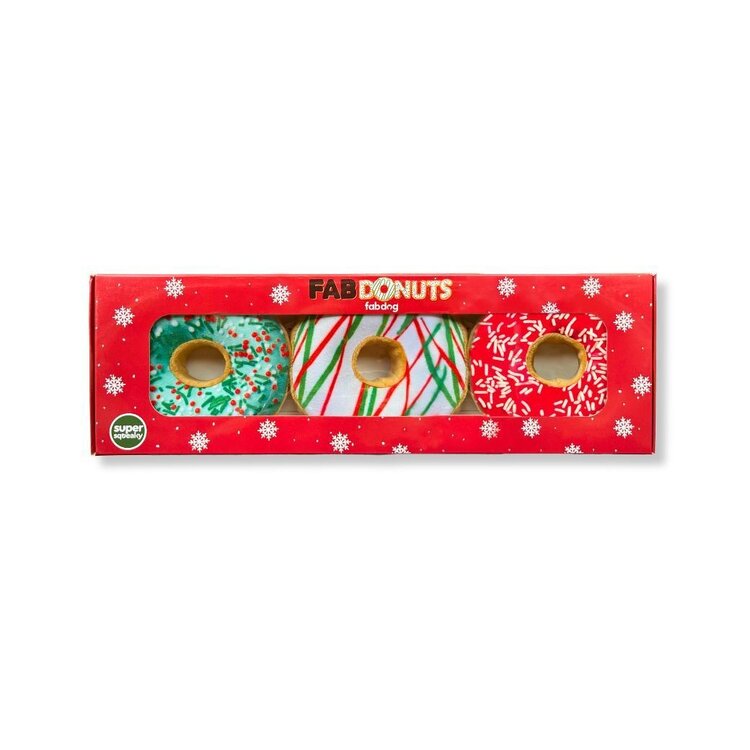 FabDog Holiday Donut 3pk
