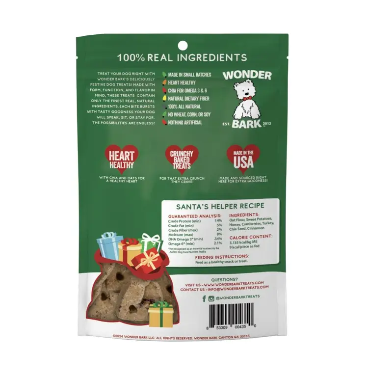 Wonder Bark Wonder Bark Santa's Helper 7oz