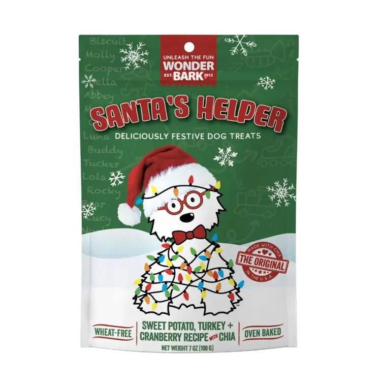 Wonder Bark Wonder Bark Santa's Helper 7oz