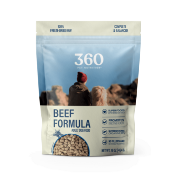 360 Pet 360 Pet FD Dog Beef 16oz