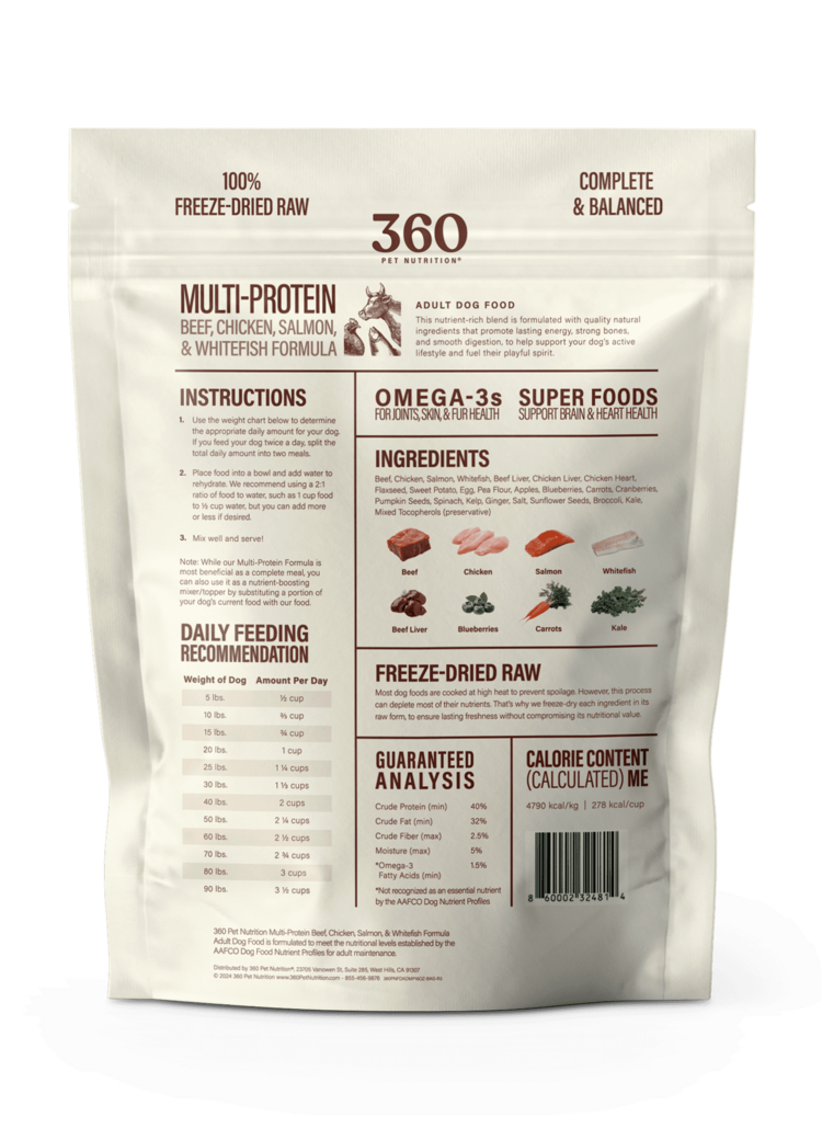 360 Pet 360 Pet FD Dog Multi-Protein 16oz