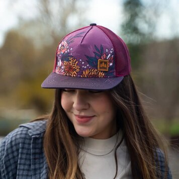 The Montana Scene Floral Trucker Hat