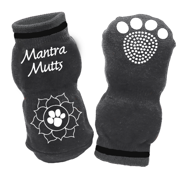 Muttsocks Grey Lotus Paw