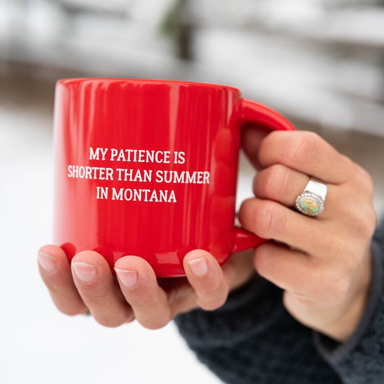 The Montana Scene Patience Summer Mug