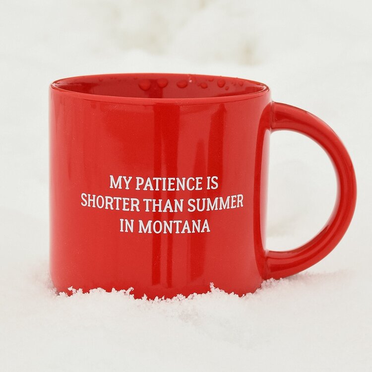 The Montana Scene Patience Summer Mug