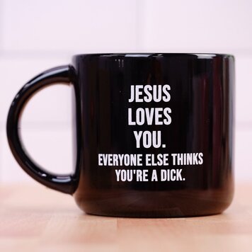 meriwether Jesus loves you mug