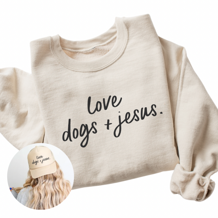 SBG Co Love Dogs + Jesus Pullover