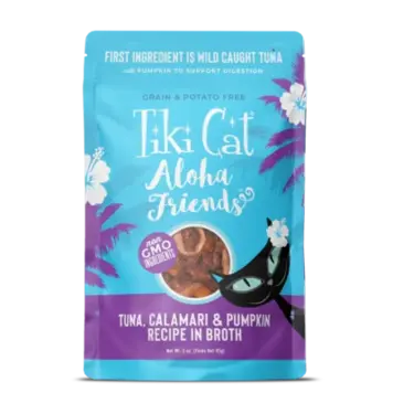 Tiki Cat Tiki Cat Tuna Calamari and Pumpkin pouch