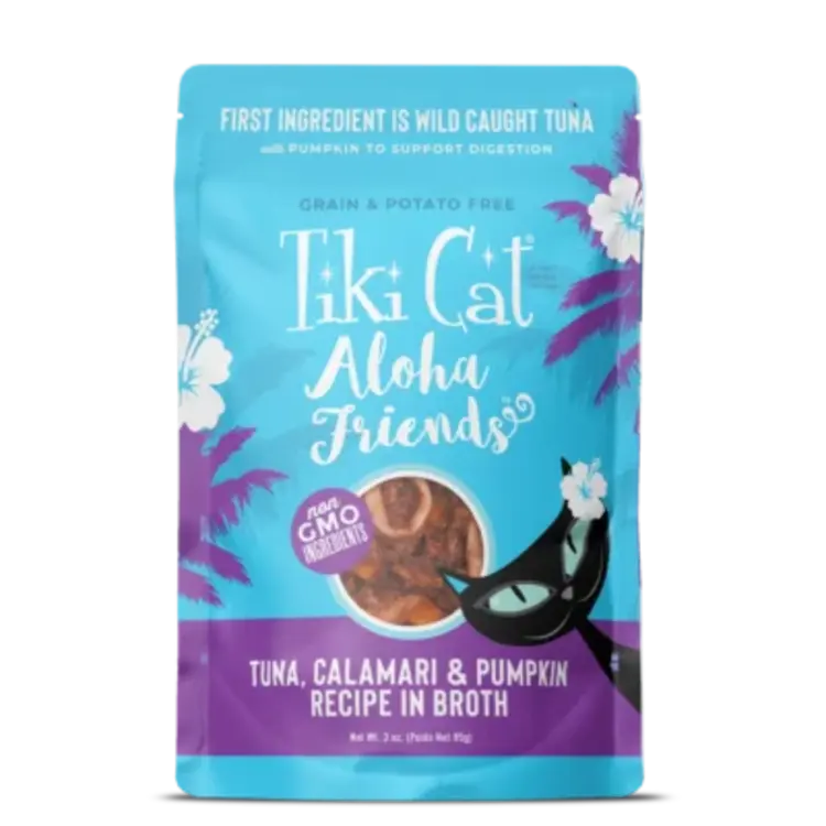 Tiki Cat Tiki Cat Tuna Calamari and Pumpkin pouch