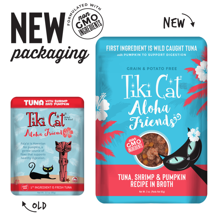 Tiki Cat Tiki Cat Tuna Shrimp and Pumpkin Pouch