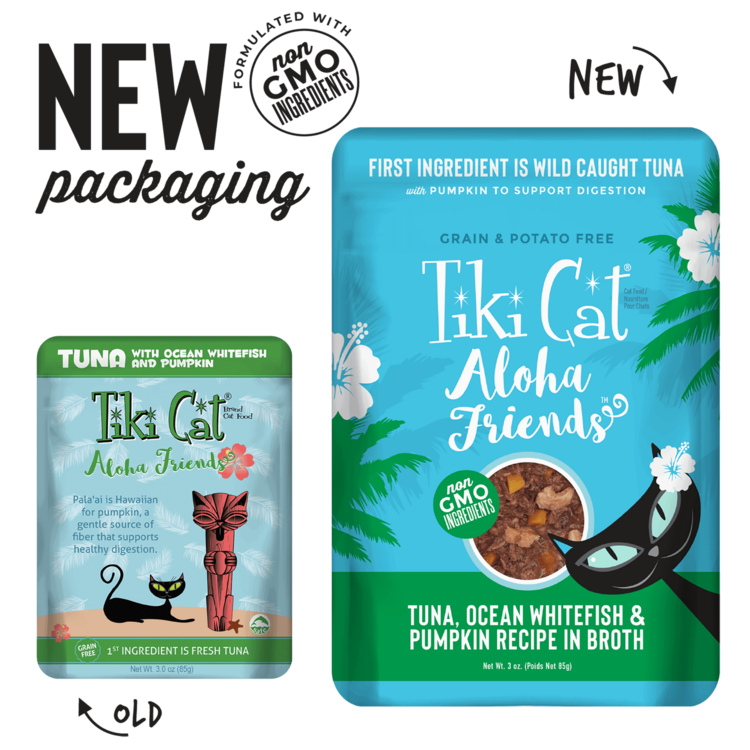 Tiki Cat Tiki Cat Tuna Whitefish and Pumpkin pouch