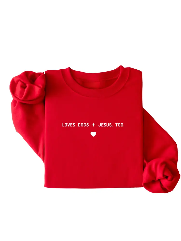 SBG Co Love Dogs + Jesus Pullover