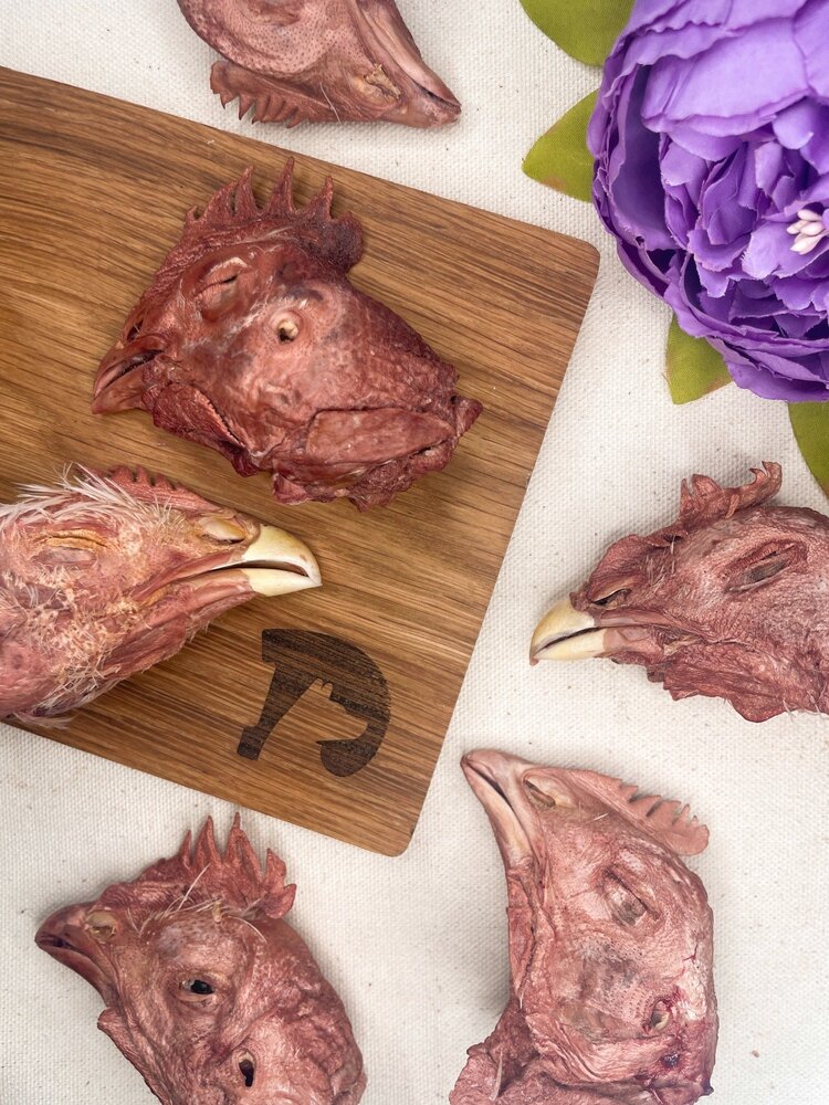 Droolicious Freeze Dried Chicken Heads