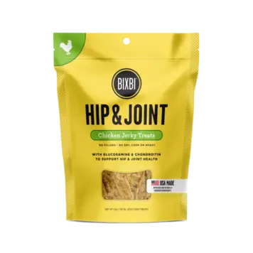 BIXBI DOG HIP & JOINT CHICKEN JERKY 5OZ