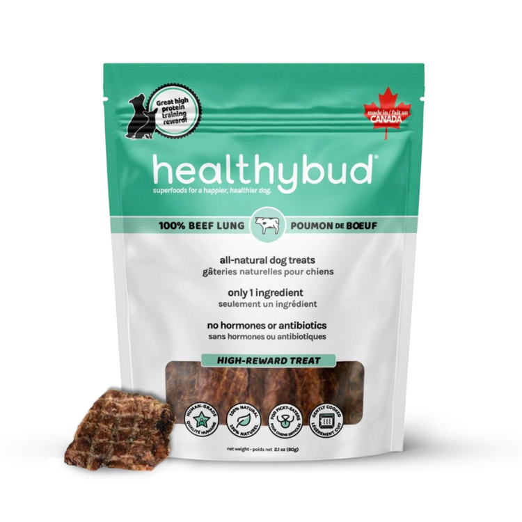 Healthy Bud HBD Beef Lung Wafer