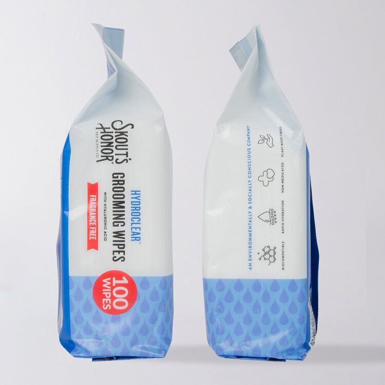 Skouts Dog Hydro-Clear wipes FF 100ct
