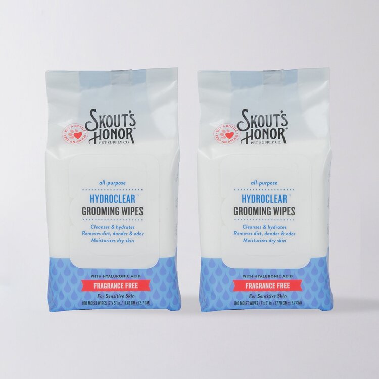 Skouts Dog Hydro-Clear wipes FF 100ct