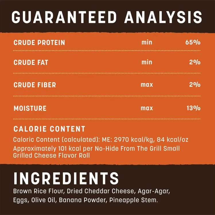 EARTH ANIMAL DOG NO-HIDE CHEESE 4IN 6PACK