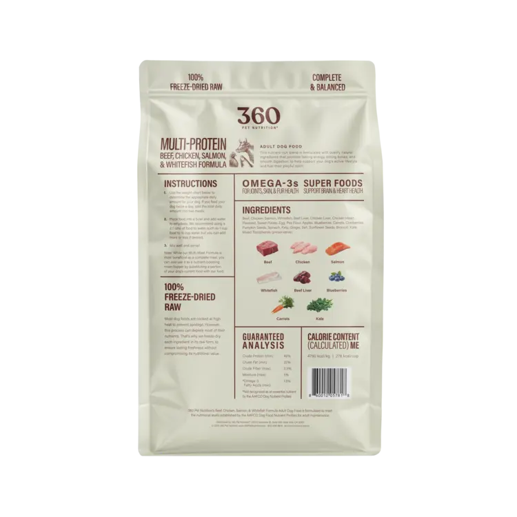 360 Pet 360 Pet FD Dog Multi-Protien 48oz