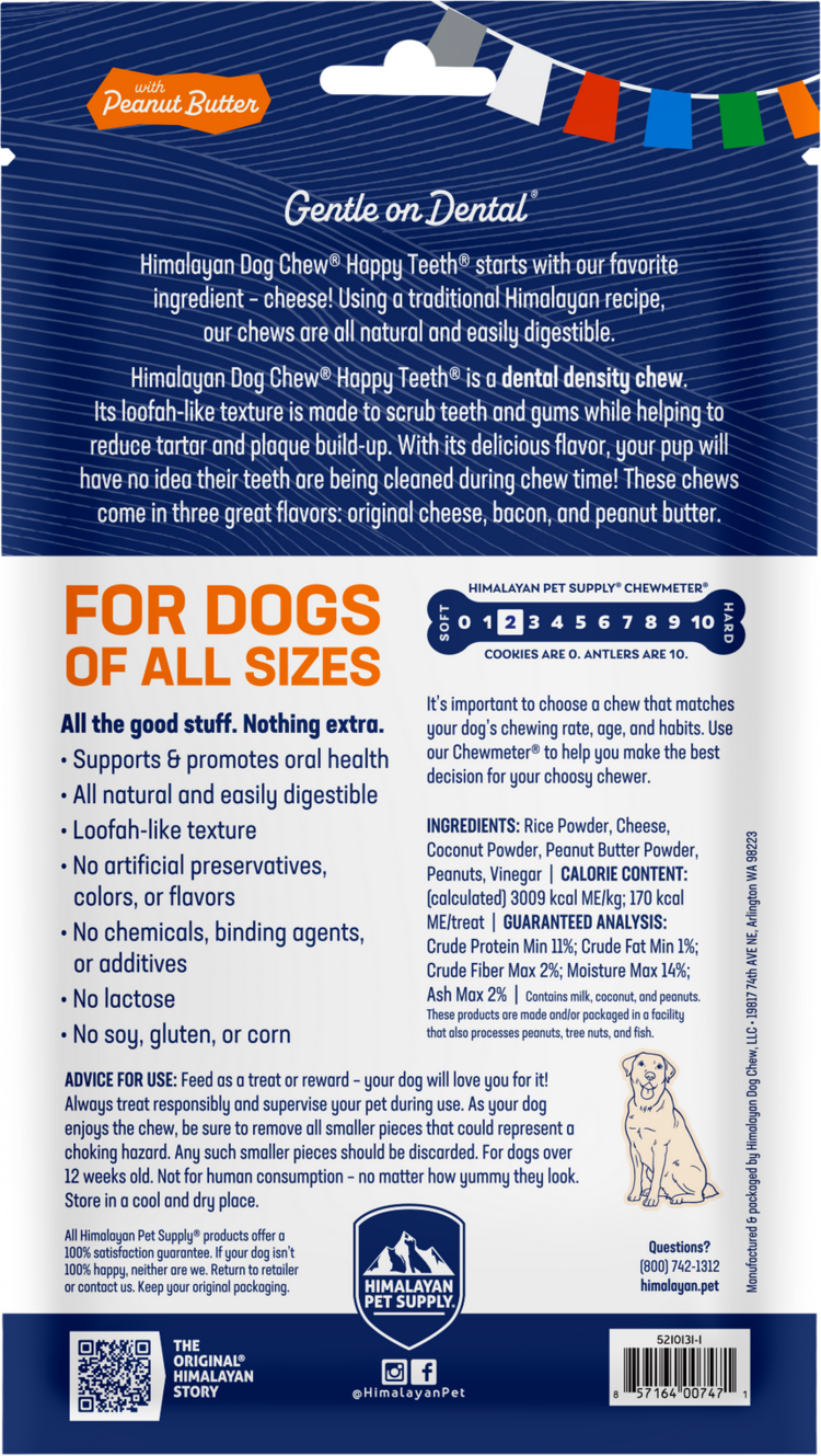 Himalayan Happy Teeth Peanut Butter  LG