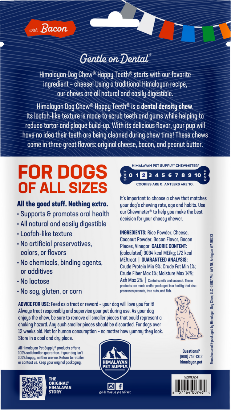 Himalayan Happy Teeth Bacon LG