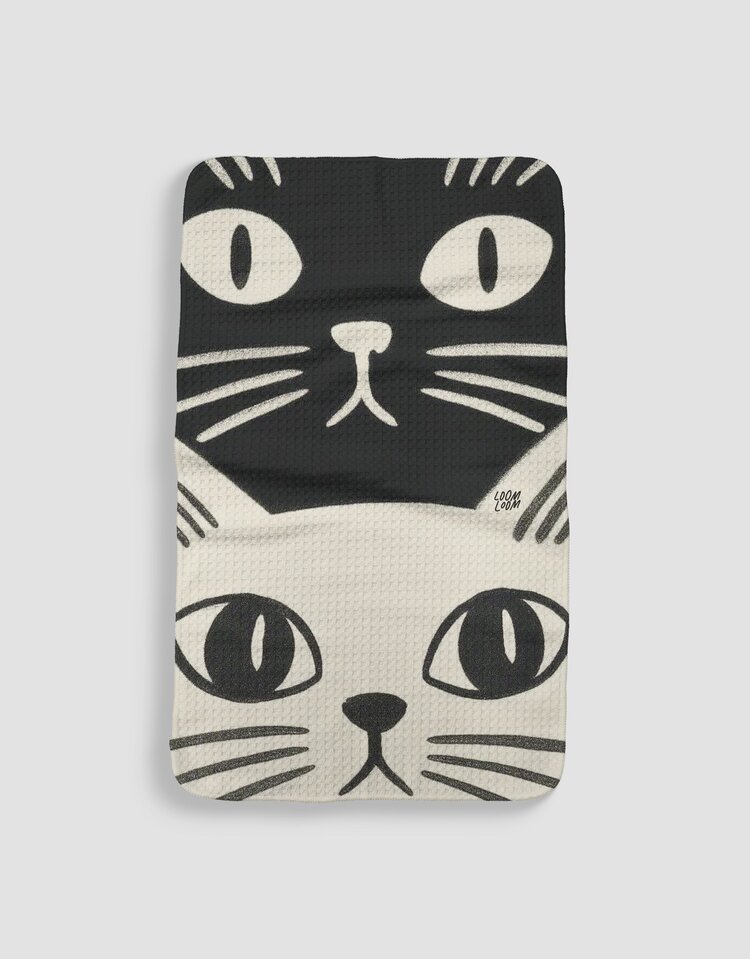 Loom Loom Cat Rows Towel