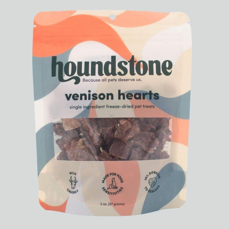 houndstone Venison Hearts FD 2 oz.