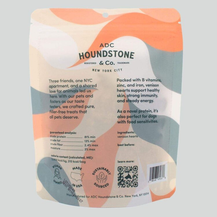 houndstone Venison Hearts FD 2 oz.