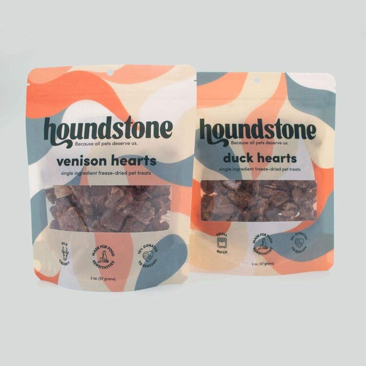 houndstone Venison Hearts FD 2 oz.
