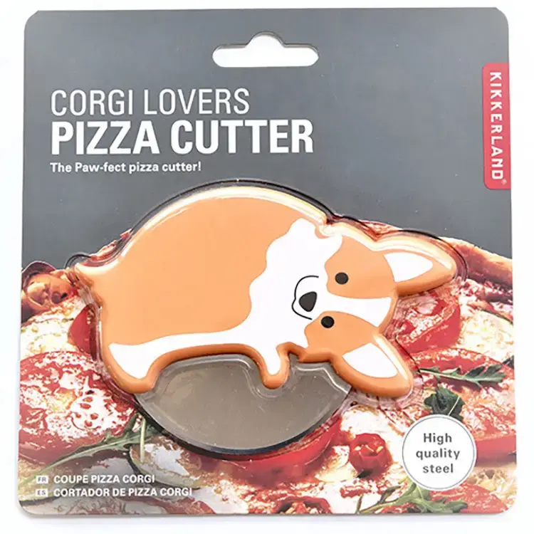 Kikkerland Design Inc. Corgi Lovers Pizza Cutter