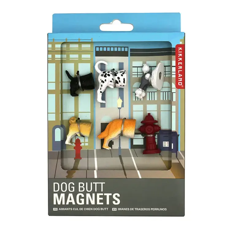 Kikkerland Design Inc. Dog Butt Magnets