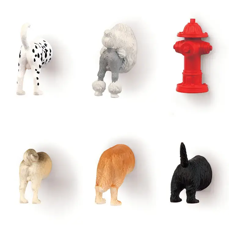 Kikkerland Design Inc. Dog Butt Magnets